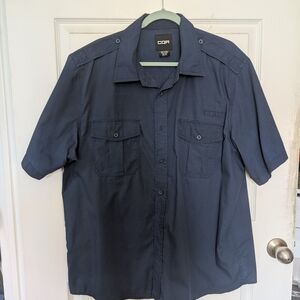 Men's Navy Blue Shirt - XL